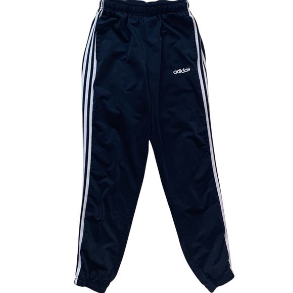 Adidas Black 3 Stripe Women's Joggers Size M - Picture 1 of 8